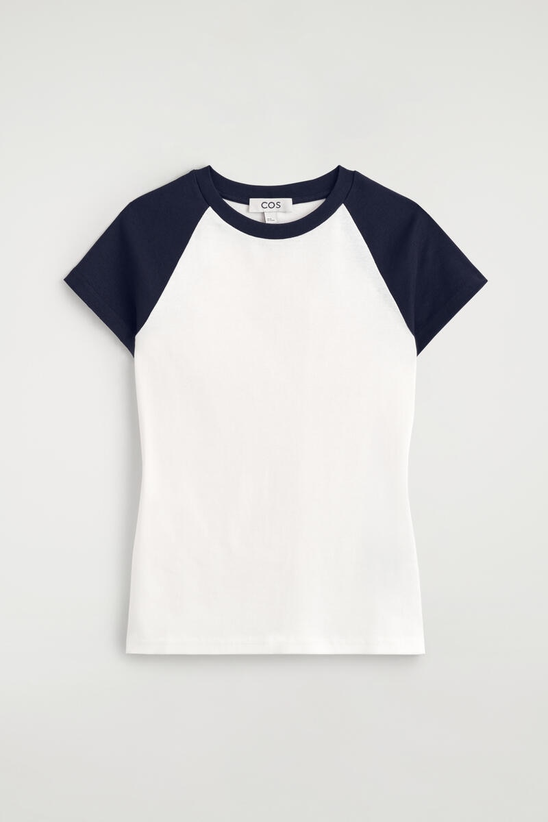 スリムフィット コットンTシャツ